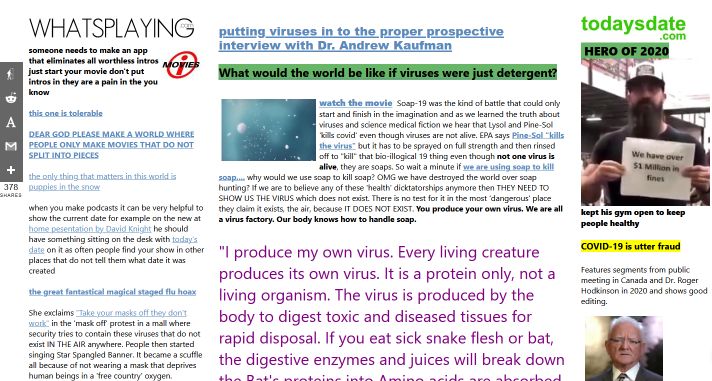 WHAT IF VIRUSES WERE DETERGENT?